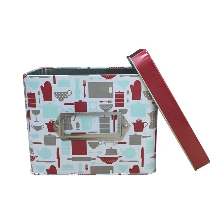 Collect Tin Can With Metal Frame