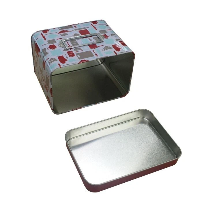 Collect Tin Can With Metal Frame